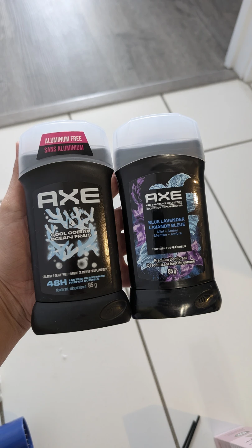 Axe Deodorant Sticks (Cool Ocean & Blue Lavender) - 85g each