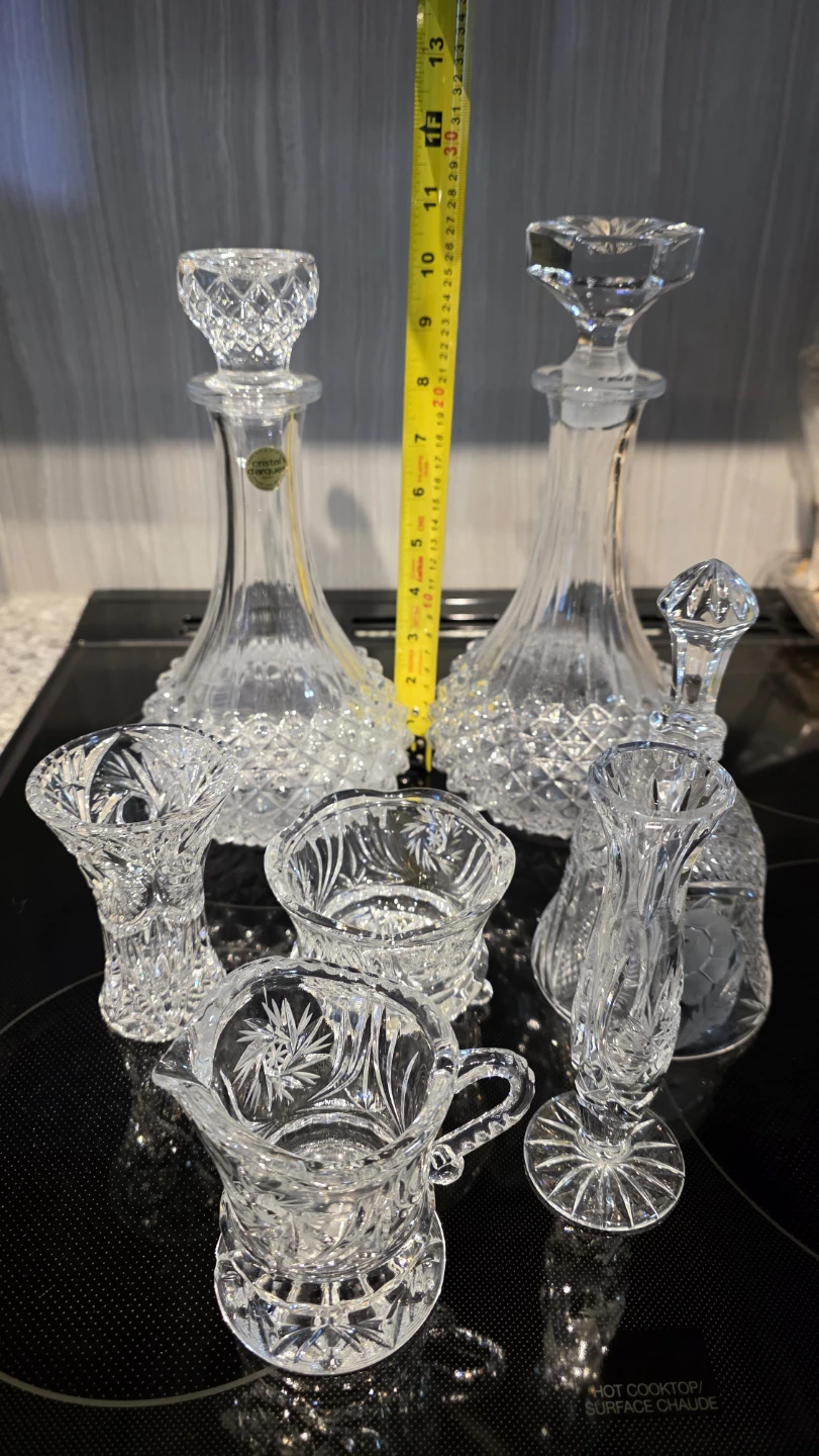9Cristal D'Arques Crystal Decanter and Barware Set - photo 2