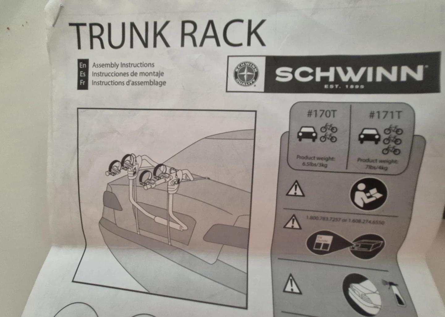 Schwinn Trunk Rack - 2 Bike - photo 2