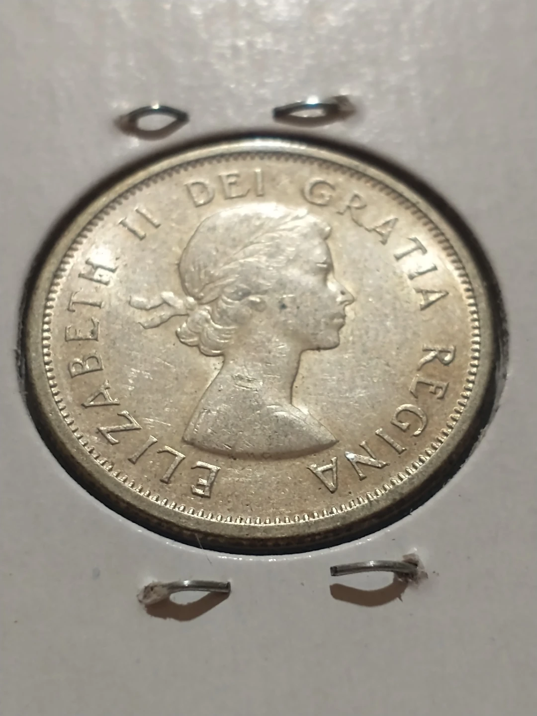 1964 Canadian 25 Cent Coin - Queen Elizabeth II - photo 3