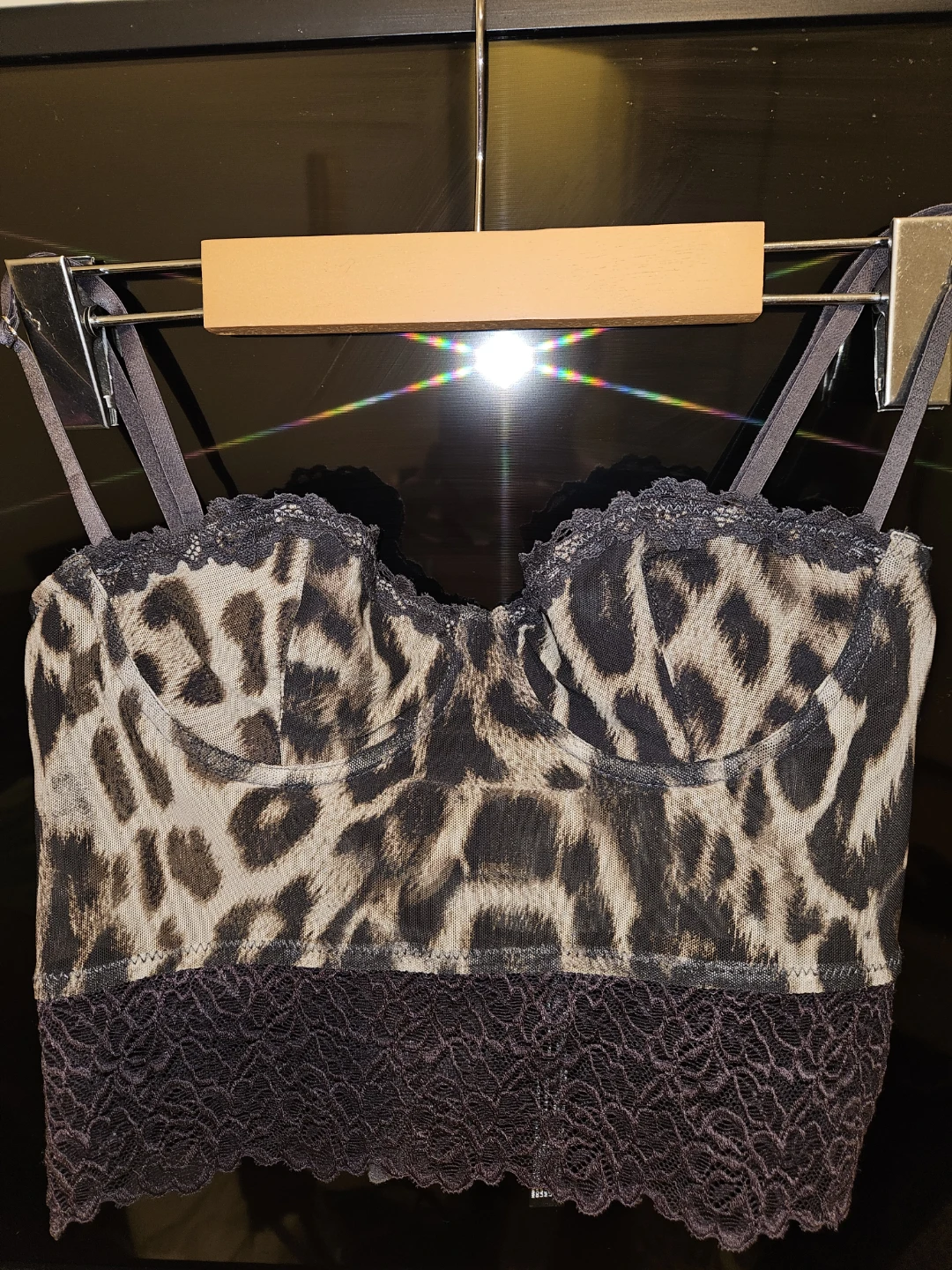 Leopard Print Corset Top