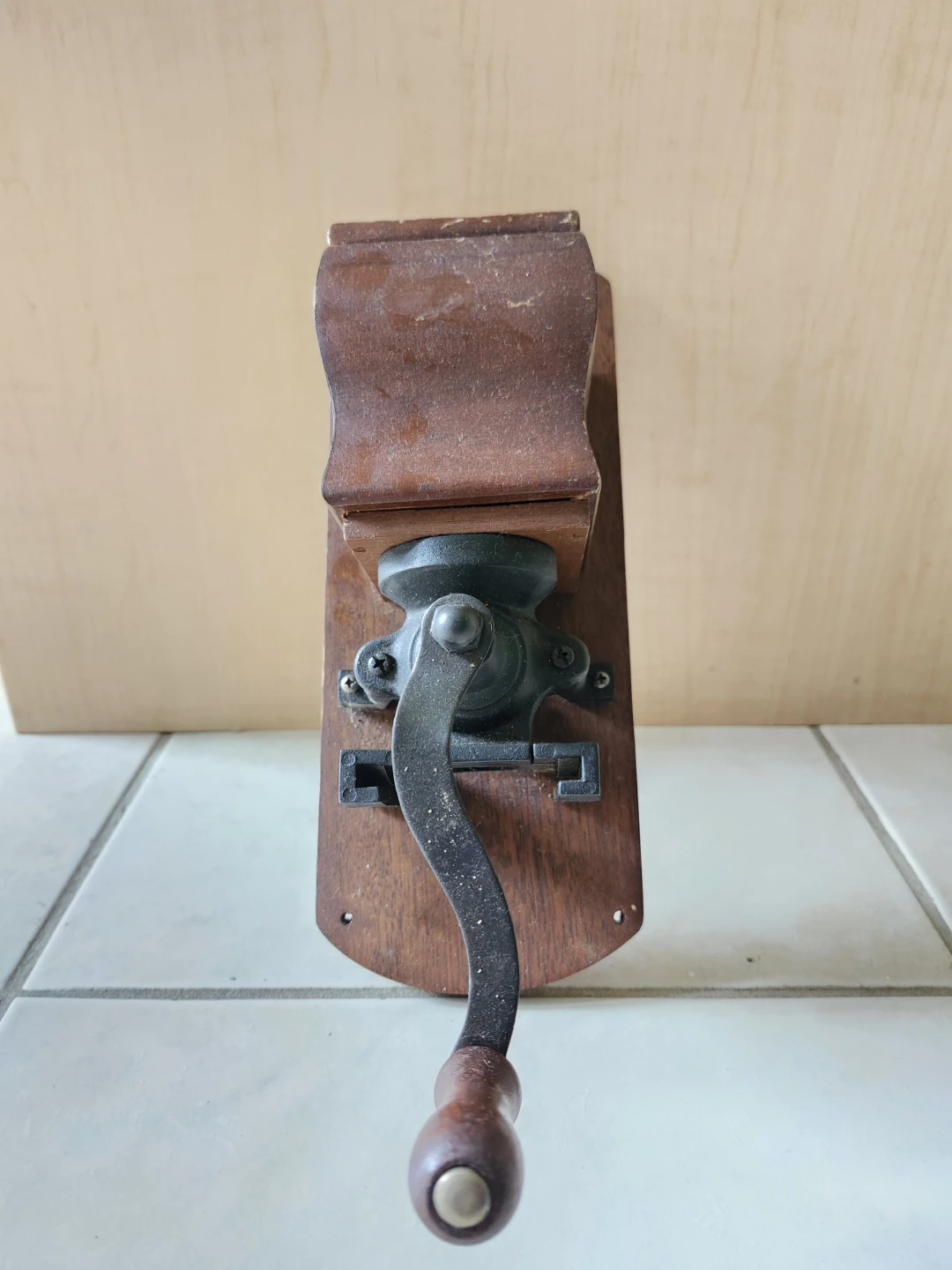Vintage-Style Wall-Mounted Coffee Grinder - photo 2