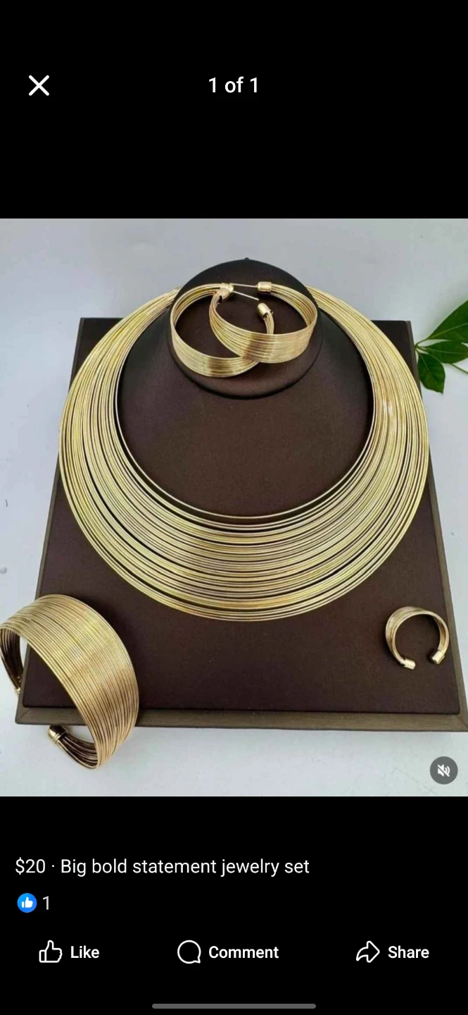 Big Bold Statement Jewelry Set