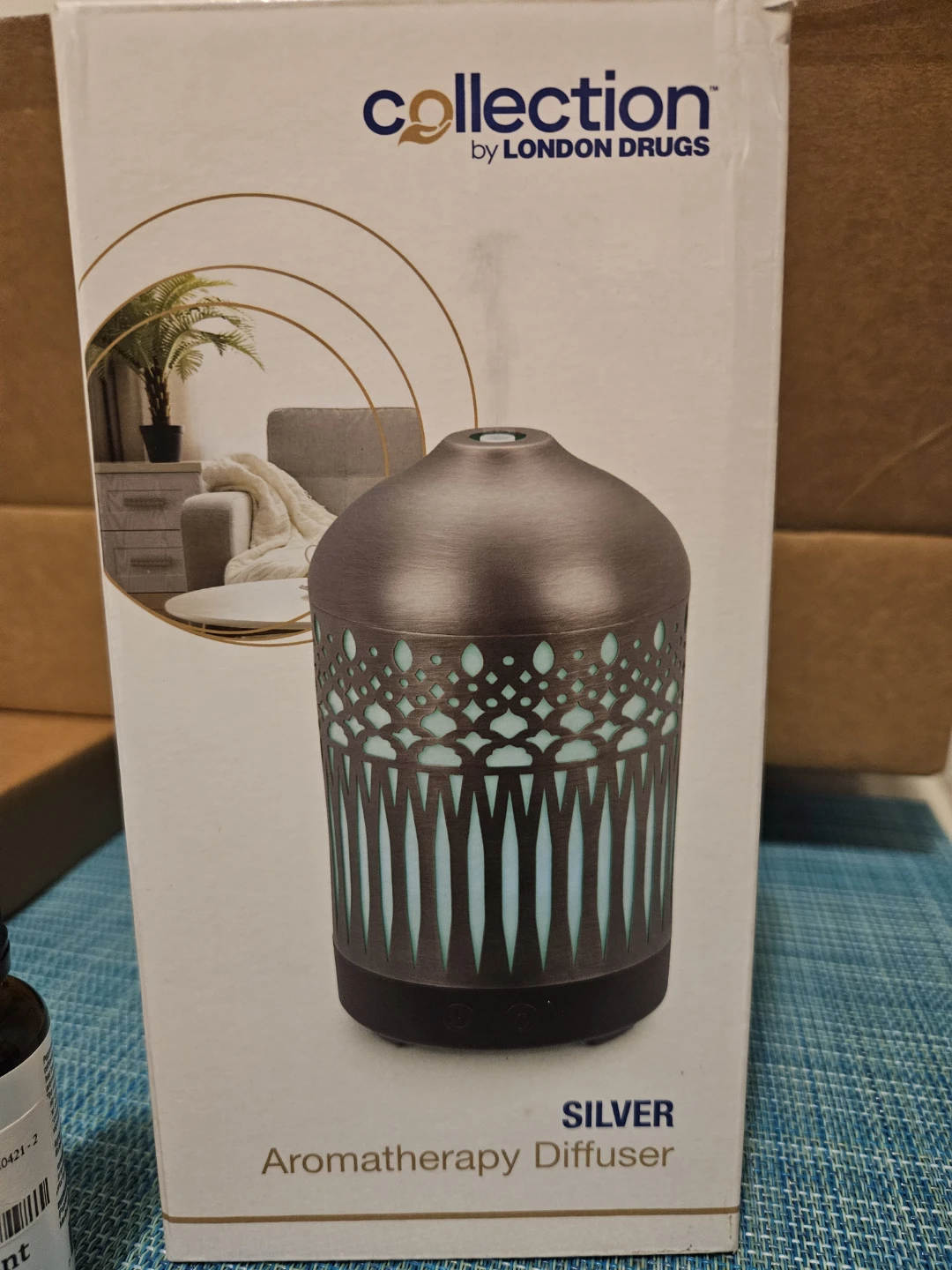 Silver Aromatherapy Diffuser with essential oils - photo 2