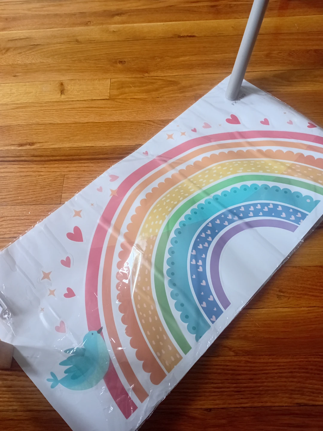 Rainbow and Hearts Wall Decals