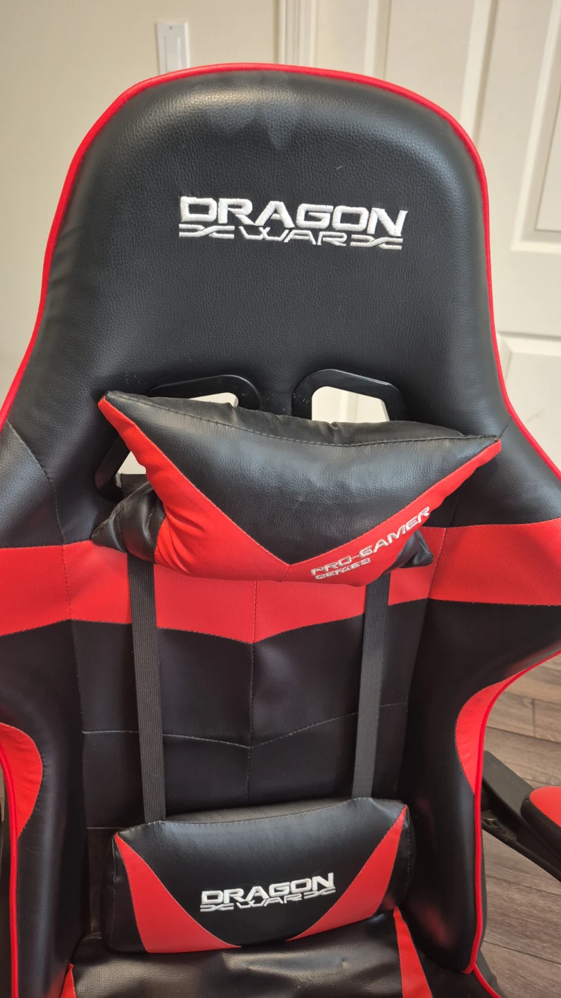 Dragon WARRIOR Pro Gaming Chair - Red/Black - photo 2
