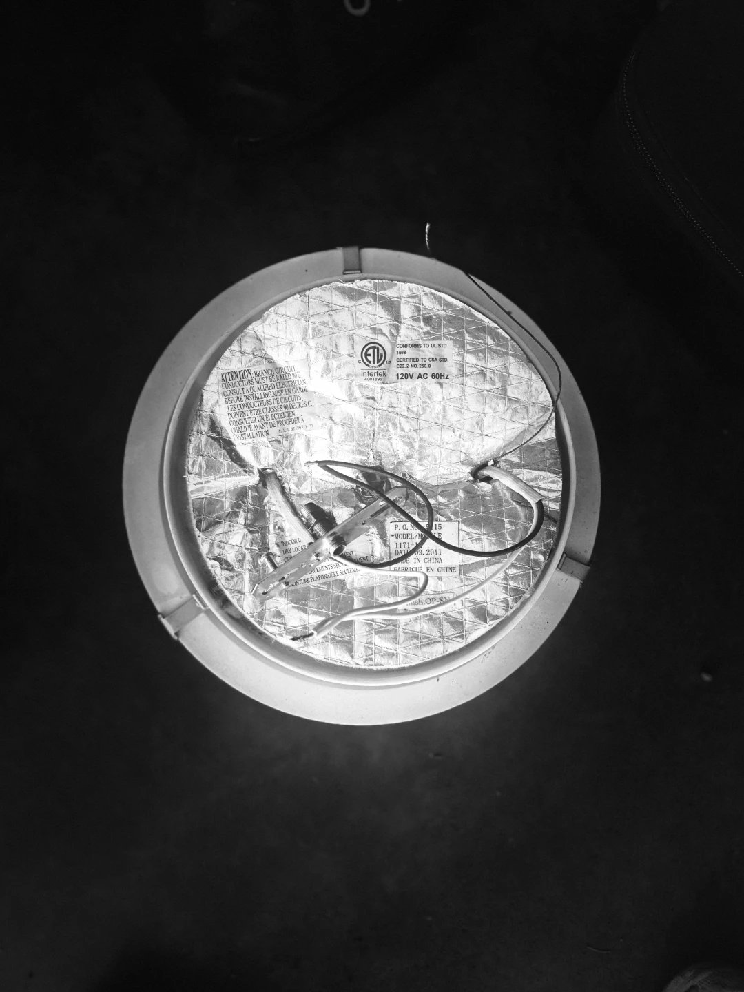 Recessed Light Fixture 120V AC