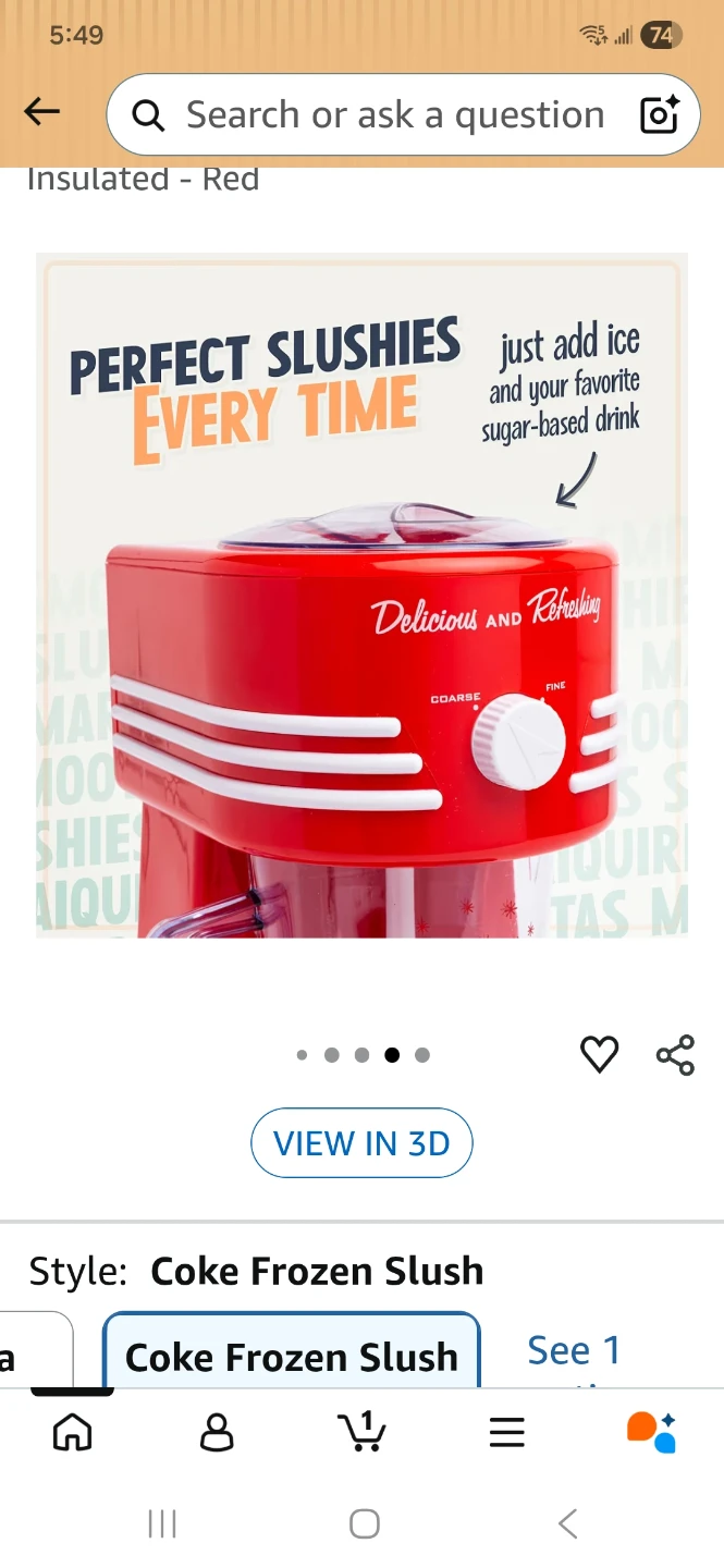 Nostalgia Coca-Cola Frozen Beverage Station - photo 3