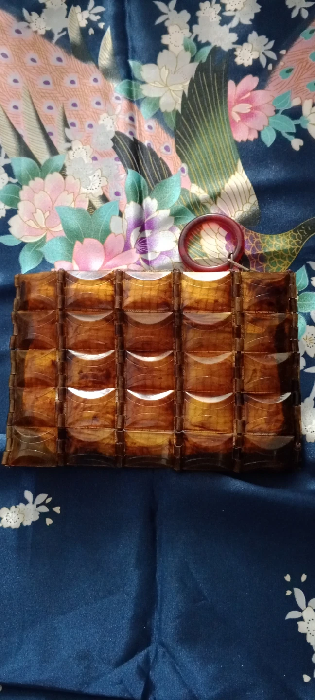 Vintage Bakelite Art Deco Clutch Handbag