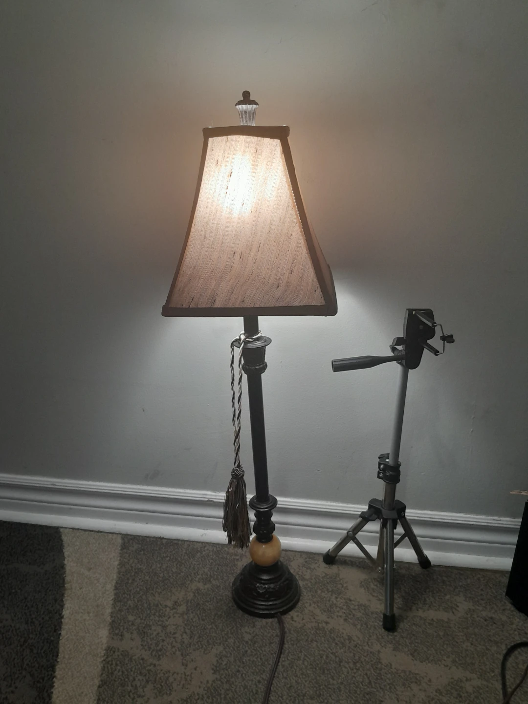 Table Lamp with Tassel