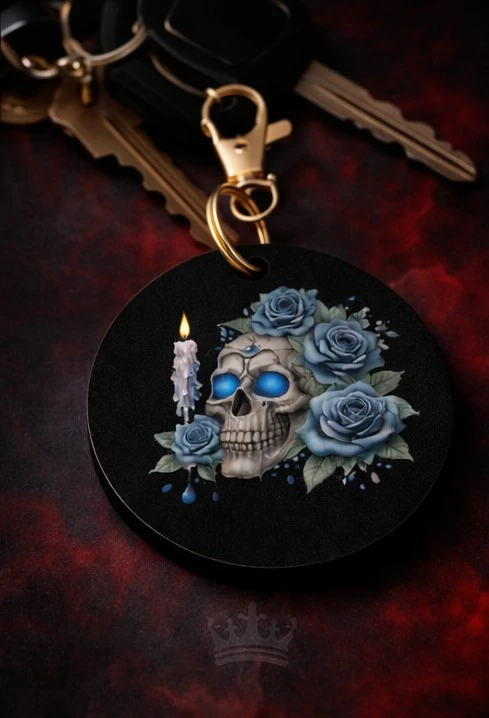 Keychain Charms - Skull, Roses, Nurse, Feeling Stabby Designs - photo 3