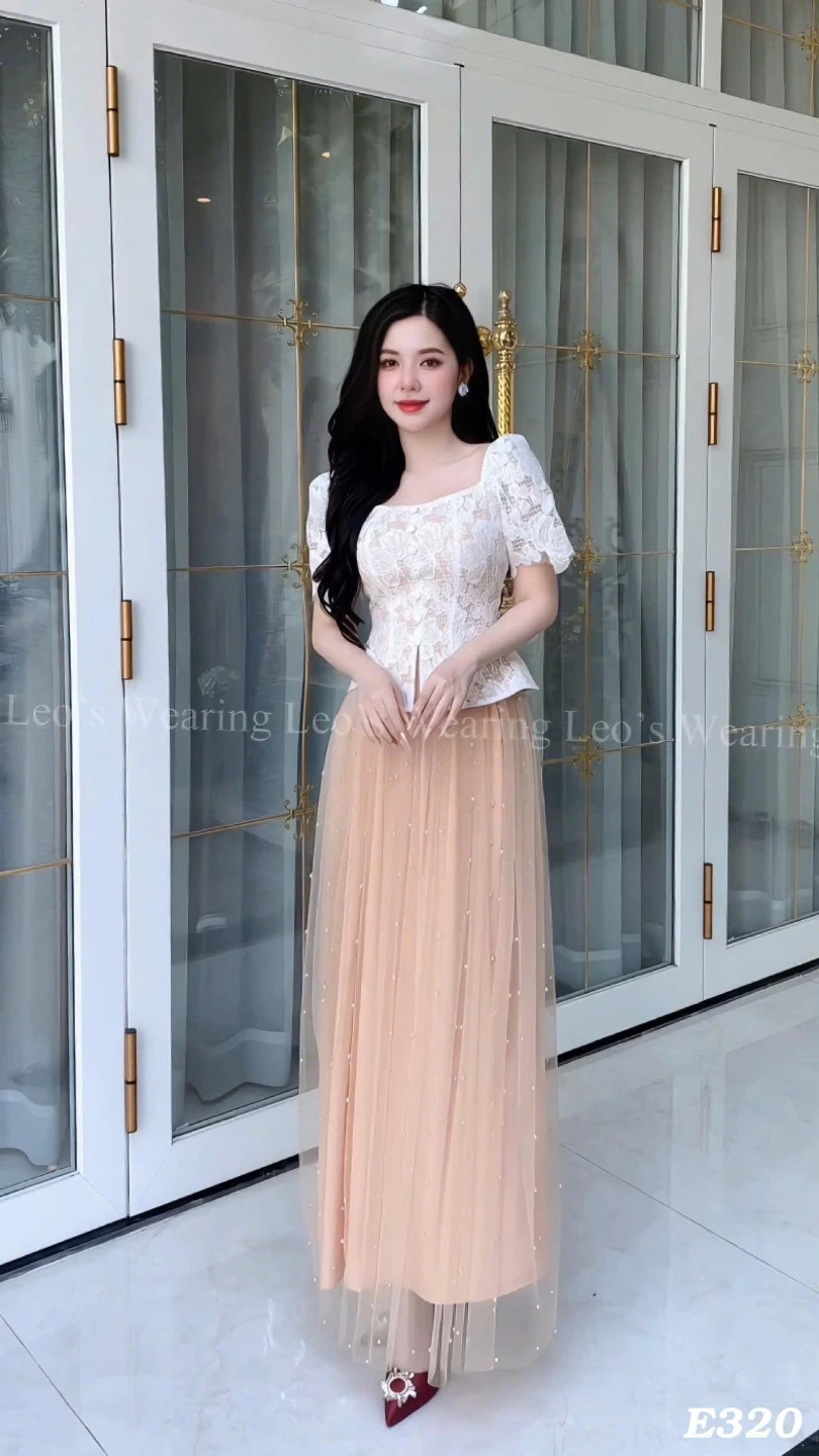 Women's Maxi Dress Set - Pink - photo 2