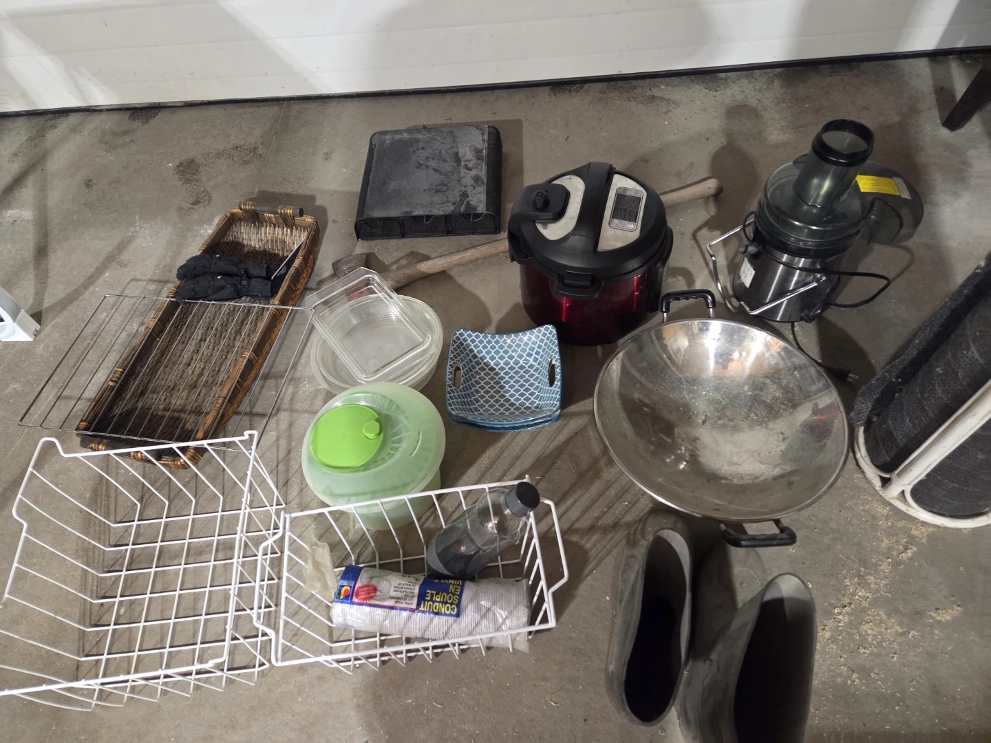 Free Instant pot, juicer, salad spinner, etc etc