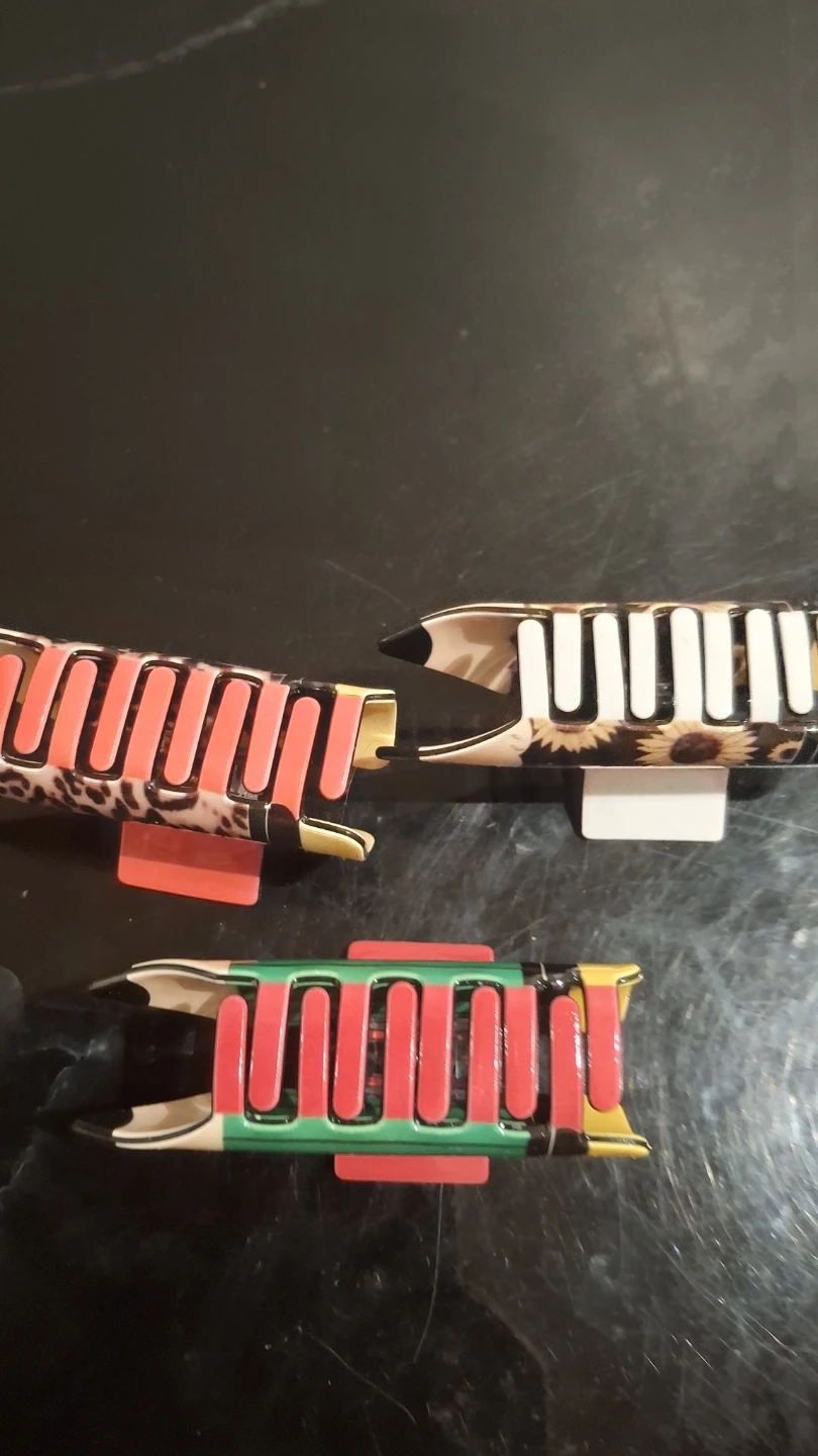 3 Pcs Decorative Pencil Hair Clips & 2 Pcs Goody Claw Clips - photo 4