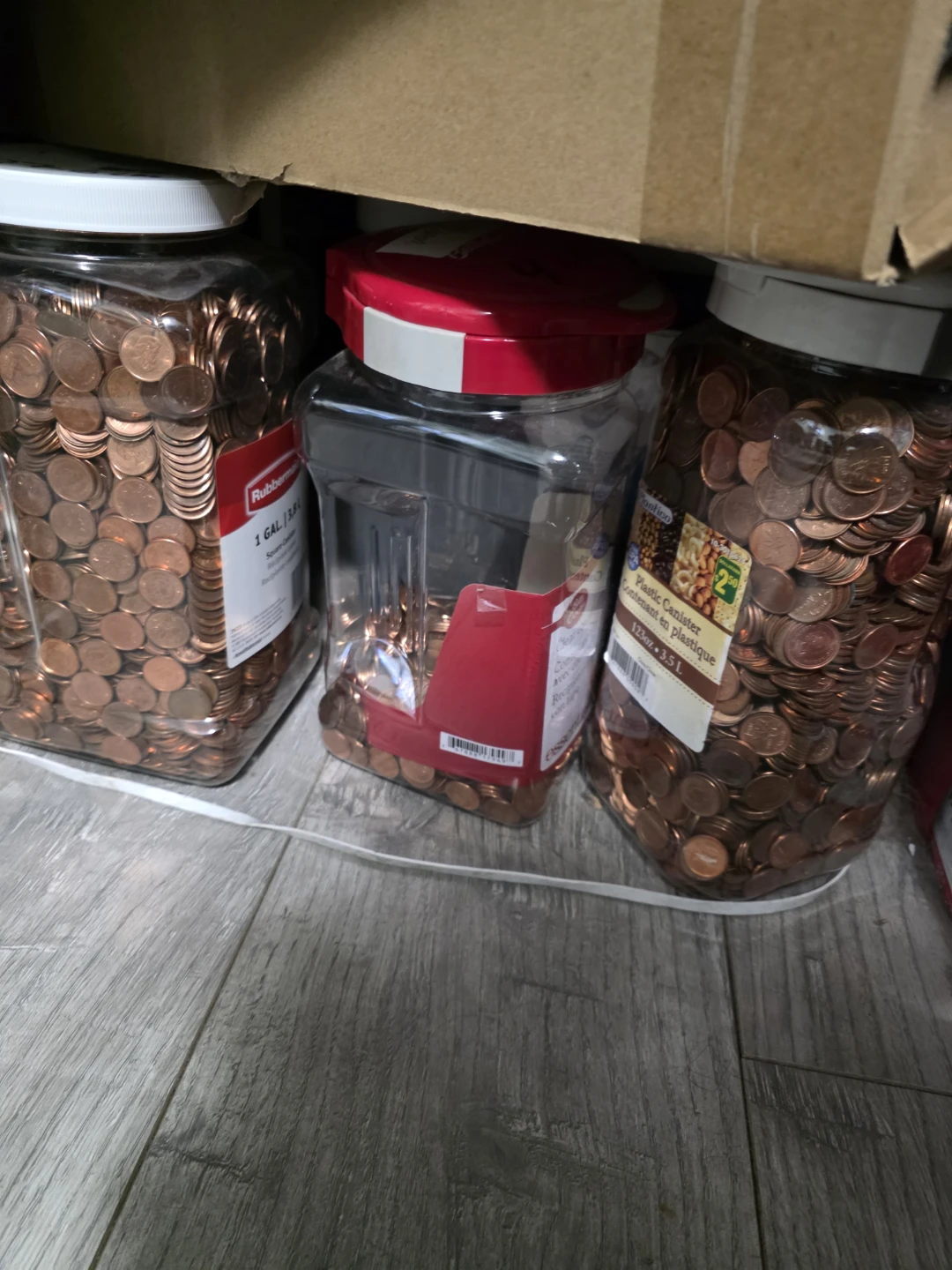 Lots of pennies