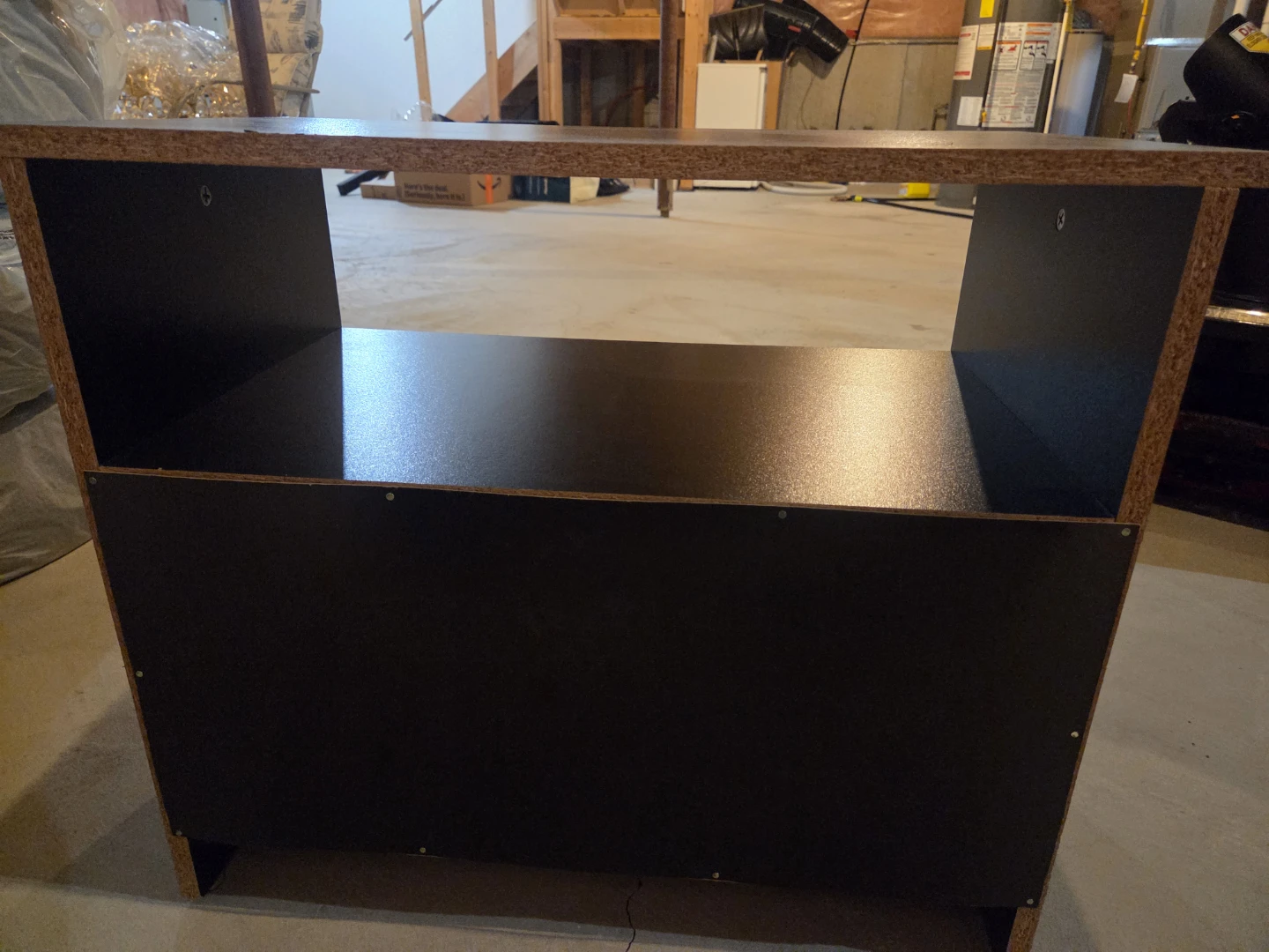 Black Two-Tier Shelf Unit. Set of 2. - photo 4