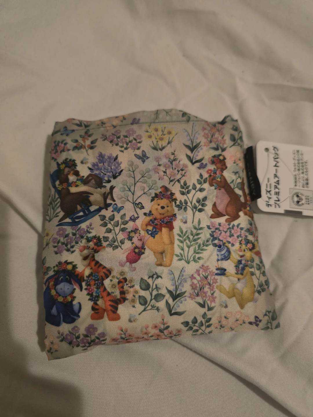 JAPAN Disney Winnie the Pooh and Friends Art Bag plus BONUS