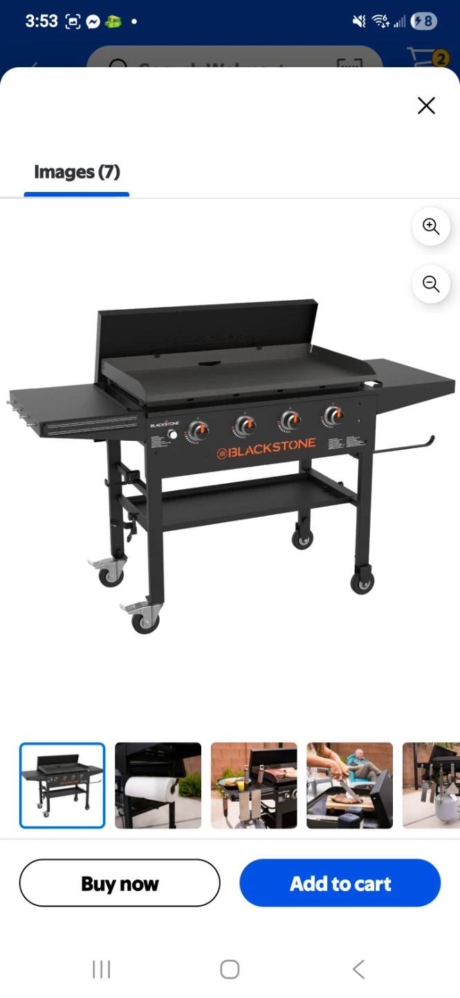 Blackstone 4-Burner Gas Griddle