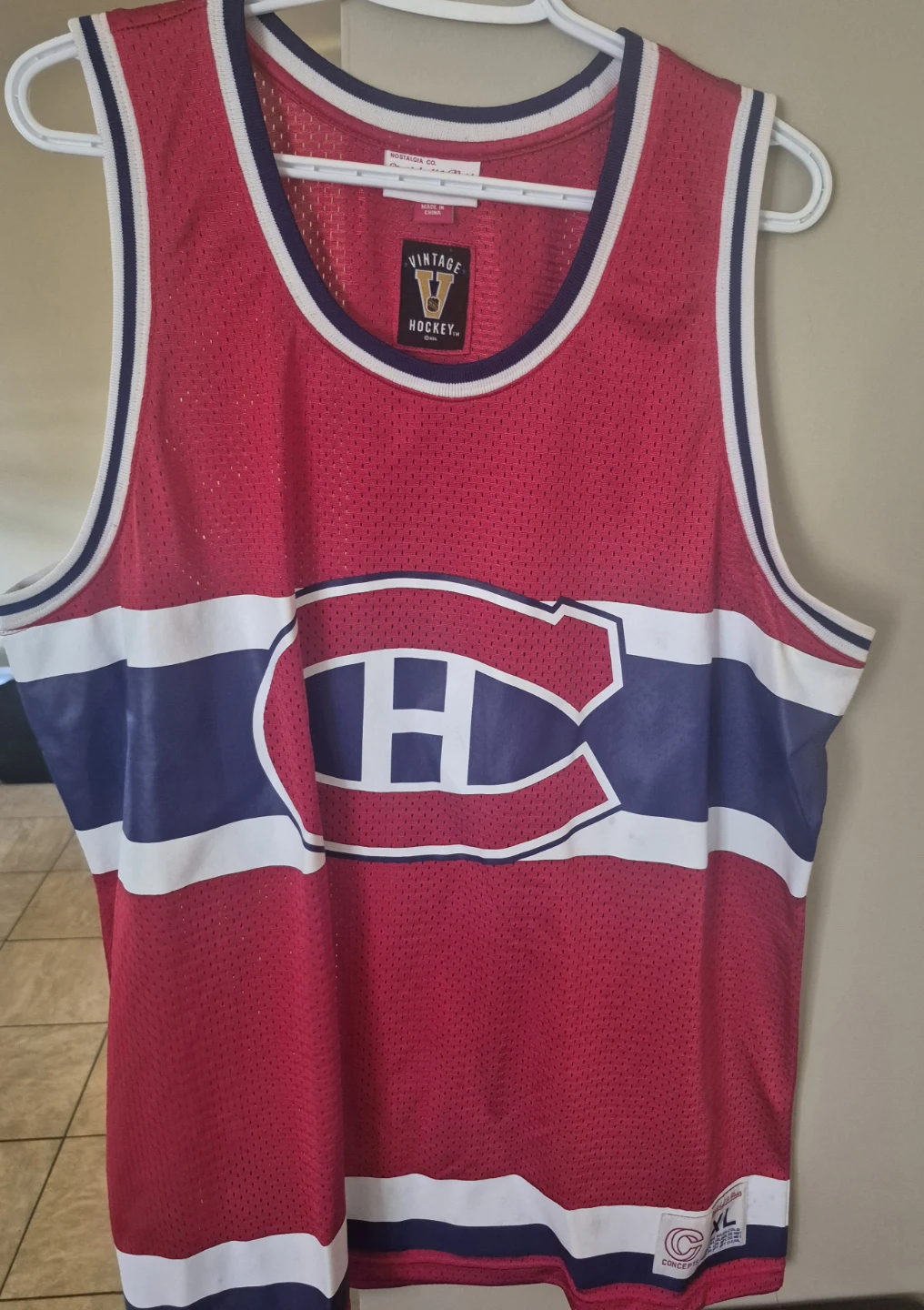 Montreal Canadiens Mitchell & Ness Vintage Hockey Jersey XL
