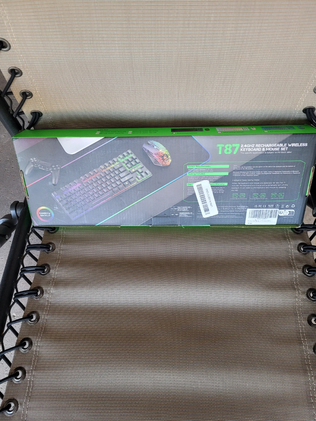 Ziyou Lang T87 2.4GHz Rechargeable Wireless Keyboard & Mouse Set - photo 2