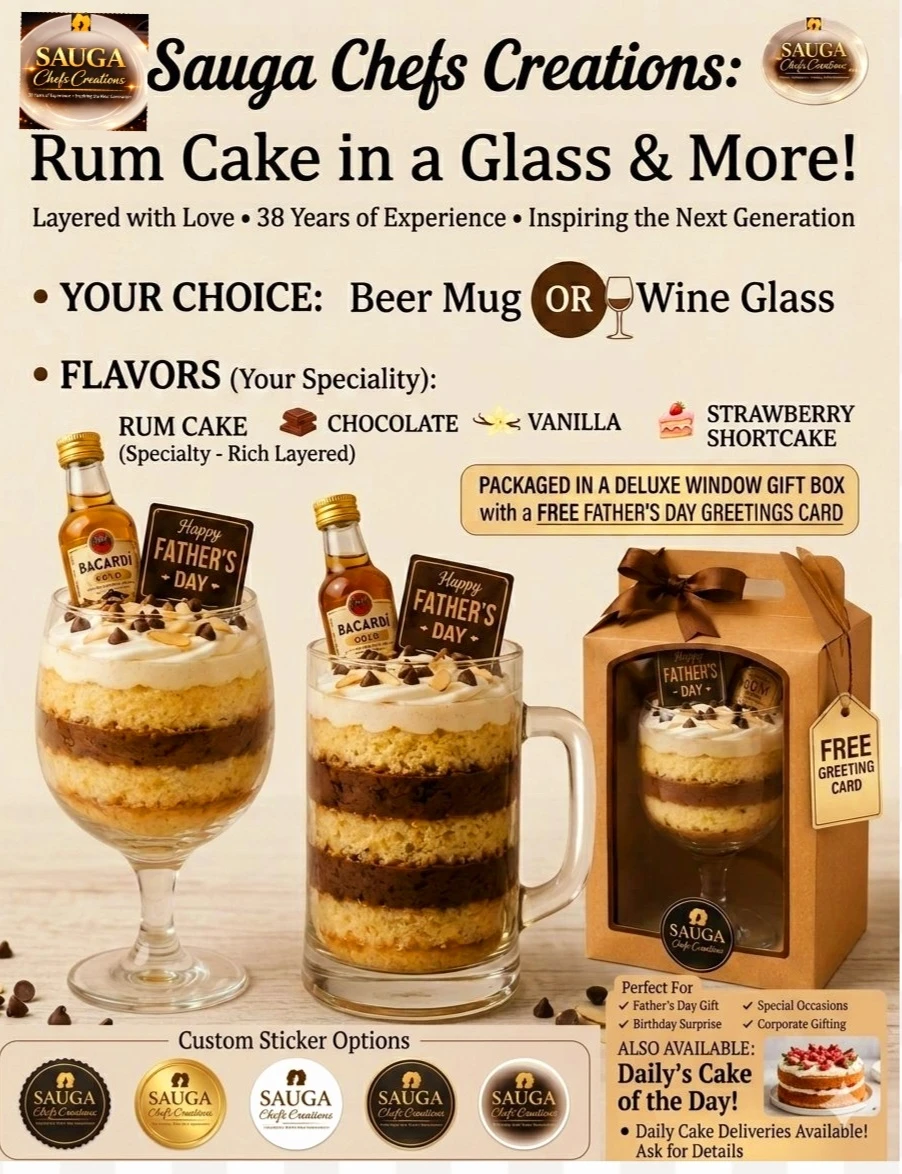 Sauga Chefs Creations Rum Cake in a Glass - photo 2