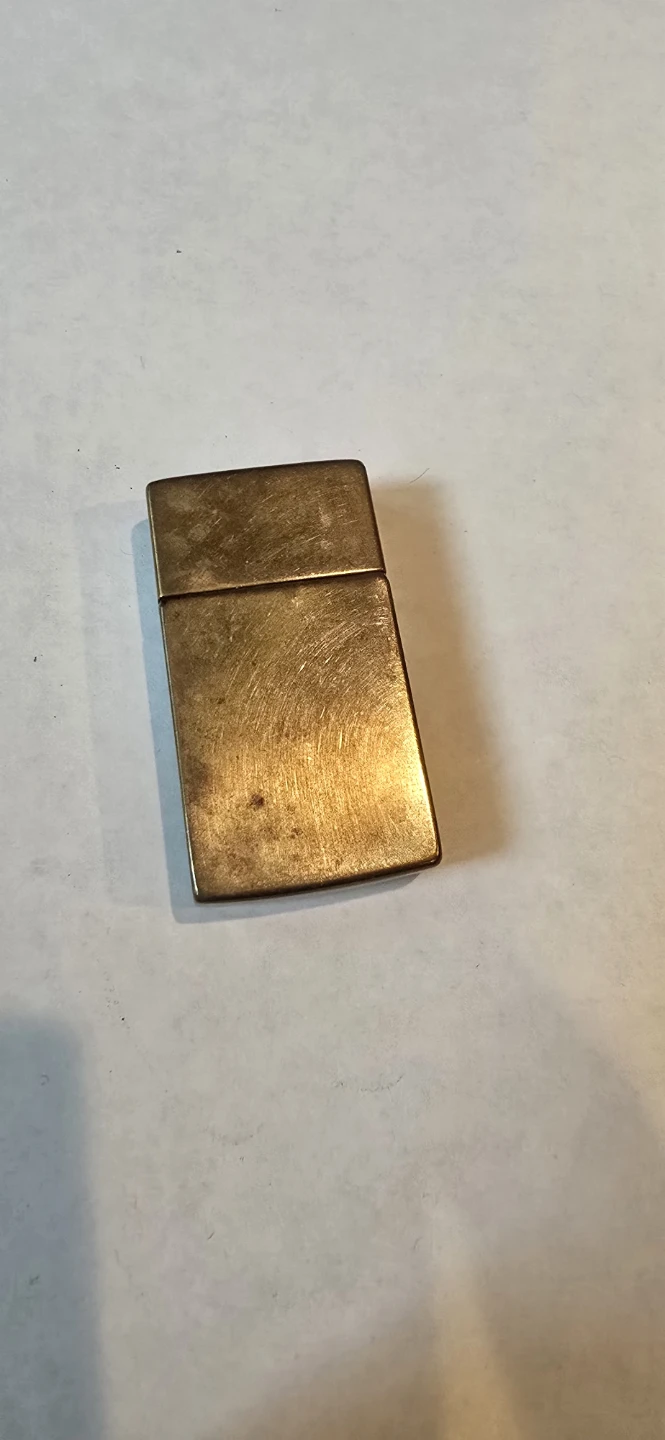 Antique Gillette Brass blade holder case