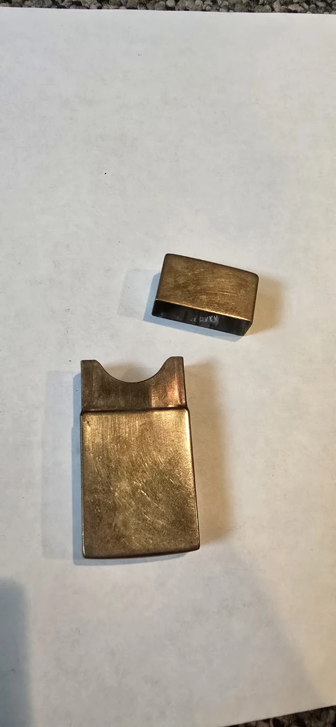 Antique Gillette Brass blade holder case - photo 2