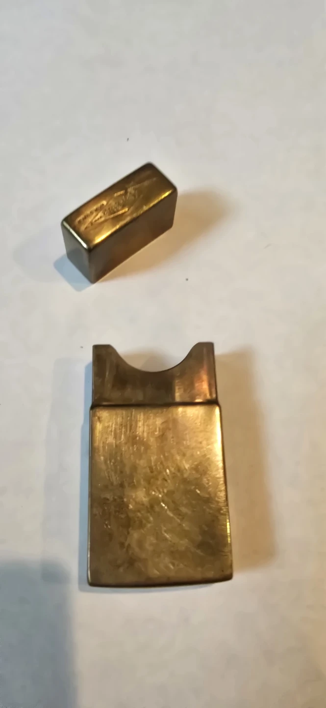 Antique Gillette Brass blade holder case - photo 3