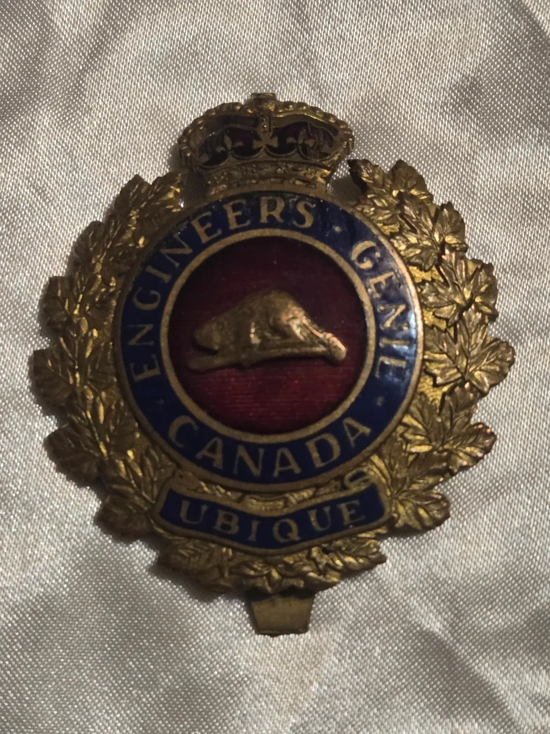 Canadian Engineers Cap Badge
