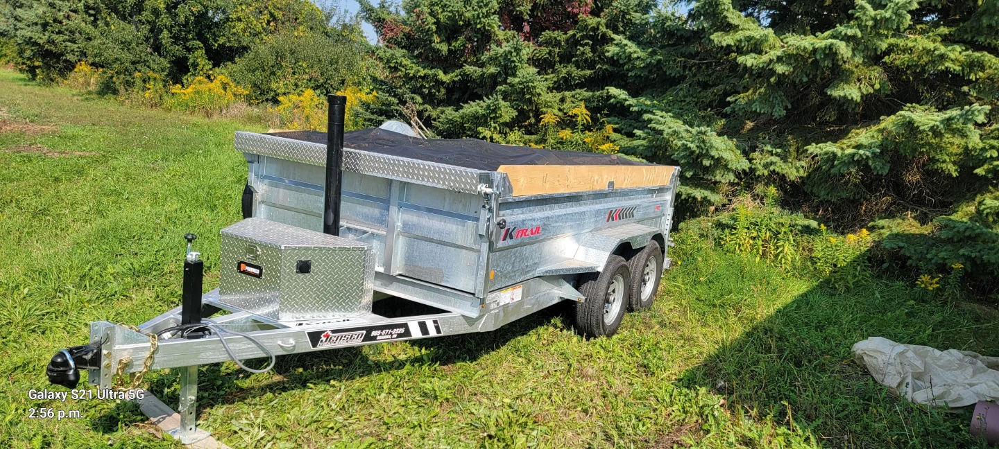 Dump Trailer For Bin Service