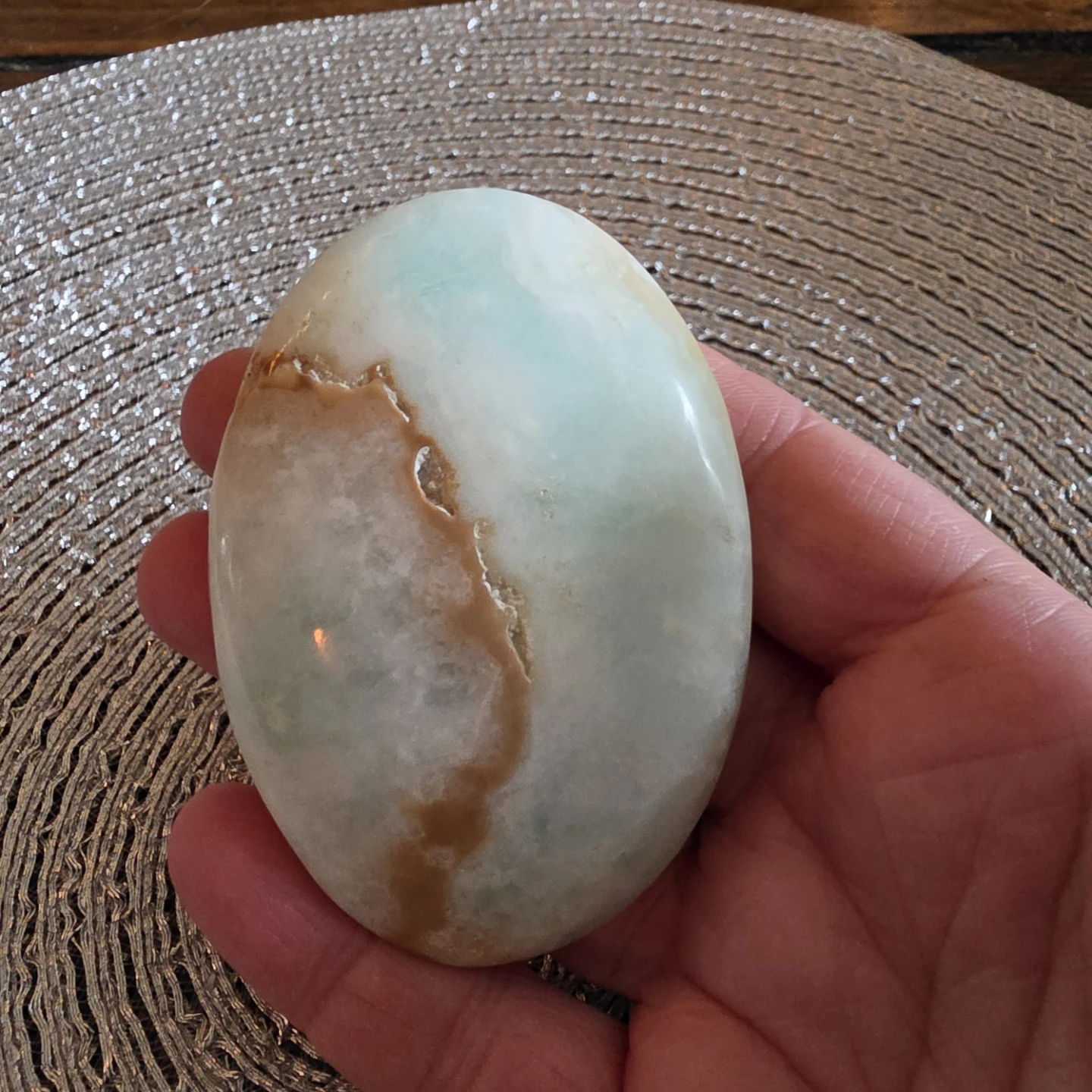 Caribbean Calcite Palm Stone - EUC - photo 5
