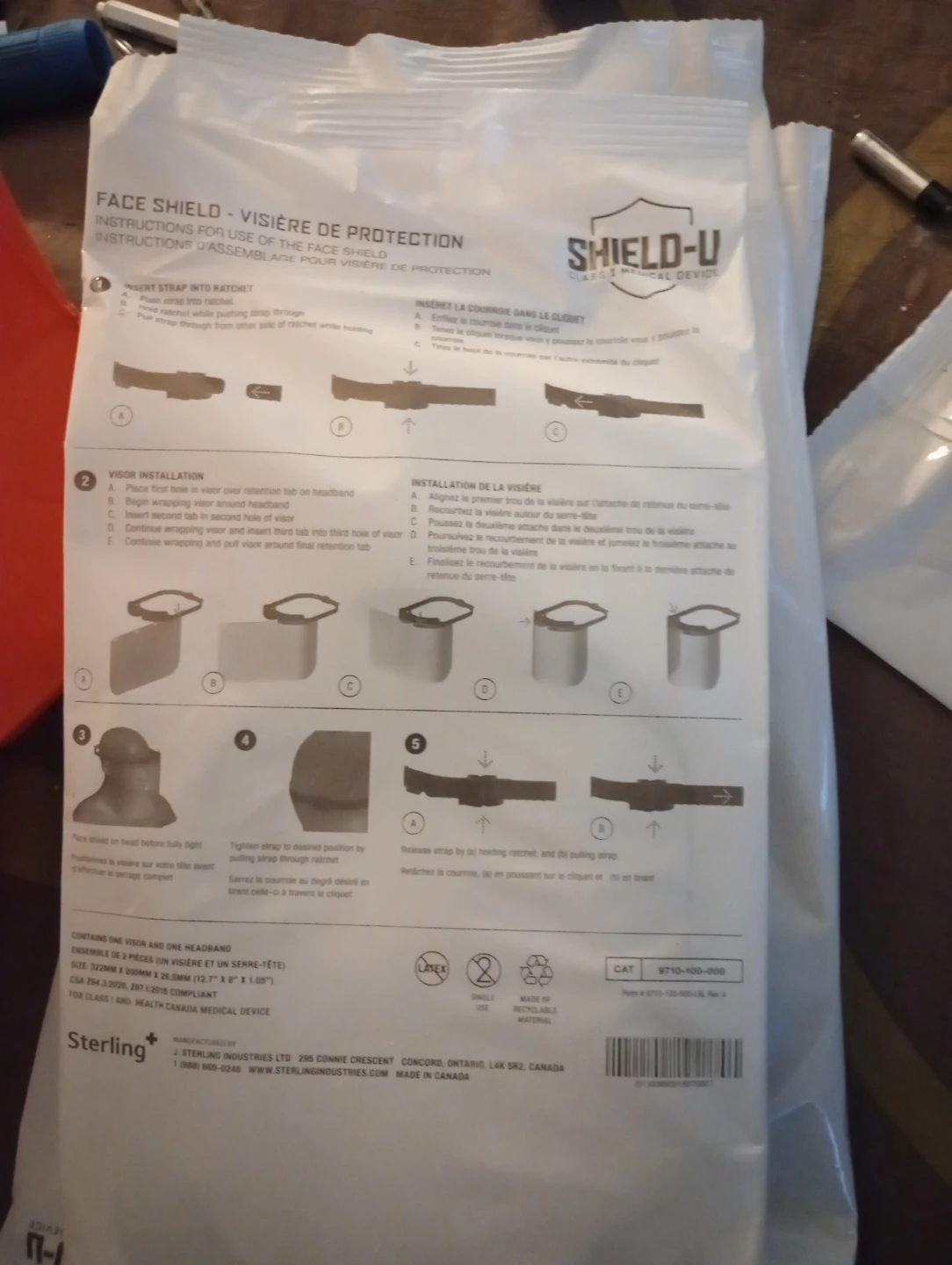 100 or just 1 Shield-U Face Shield Visor - photo 2