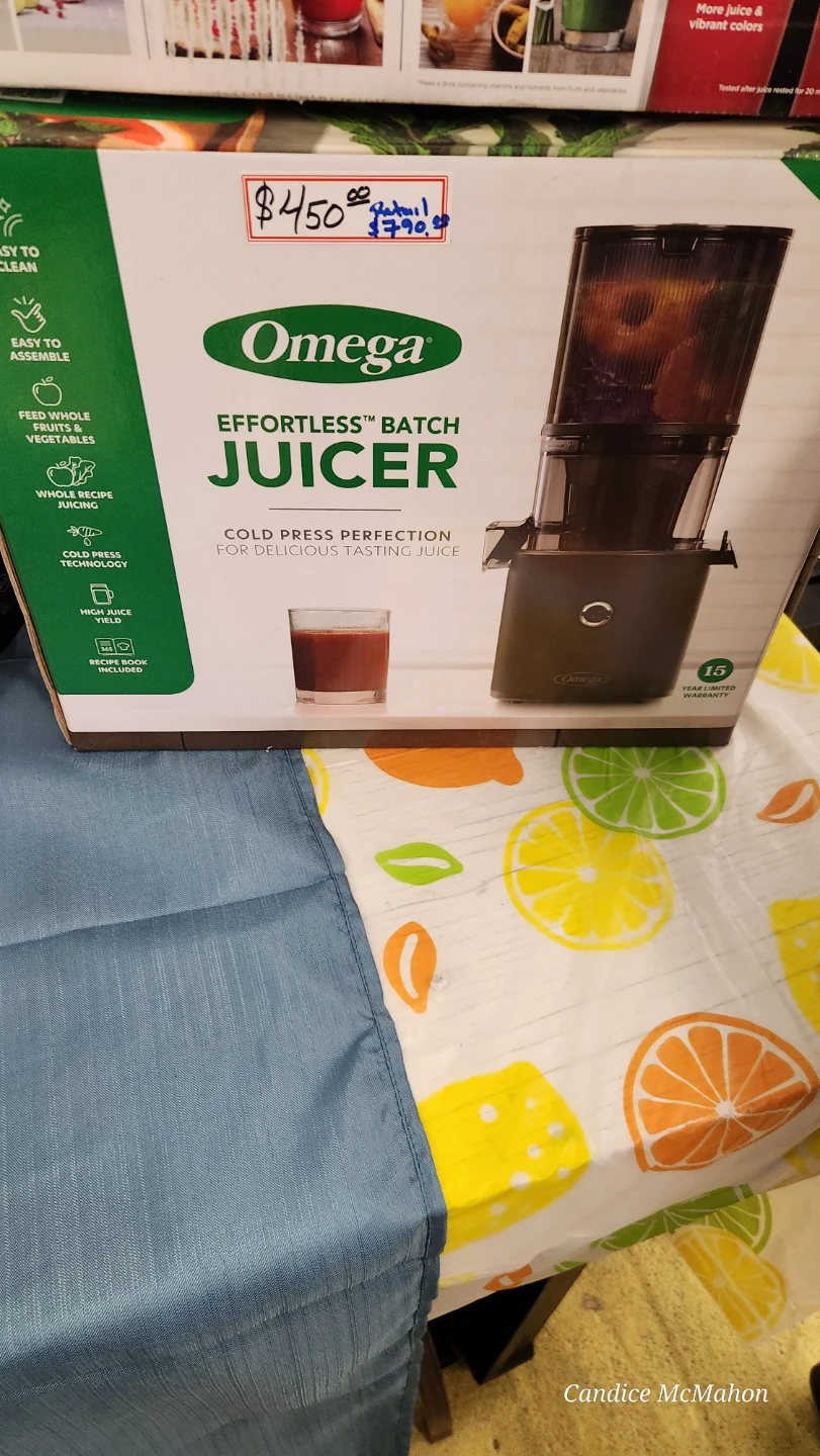 OMEGA NeverClog Cold Press Juicer