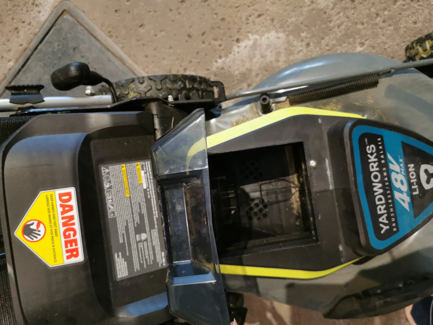 Yardworks 48V Max Brushless Lithium-Ion Mower with 5.0Ah Battery - photo 4