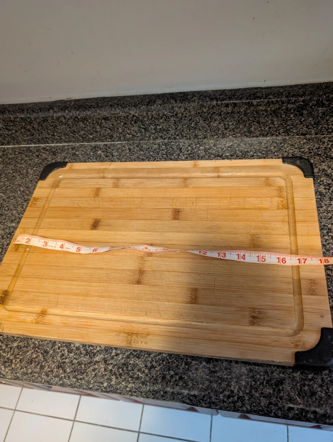 Large Bamboo Cutting Board with Juice Groove