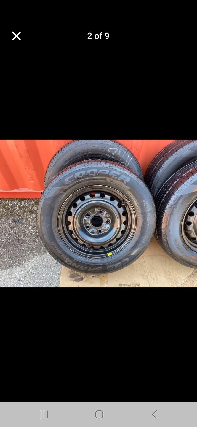 4 COOPER all season tires rims (225 65 16) pattern (5x127) - photo 2