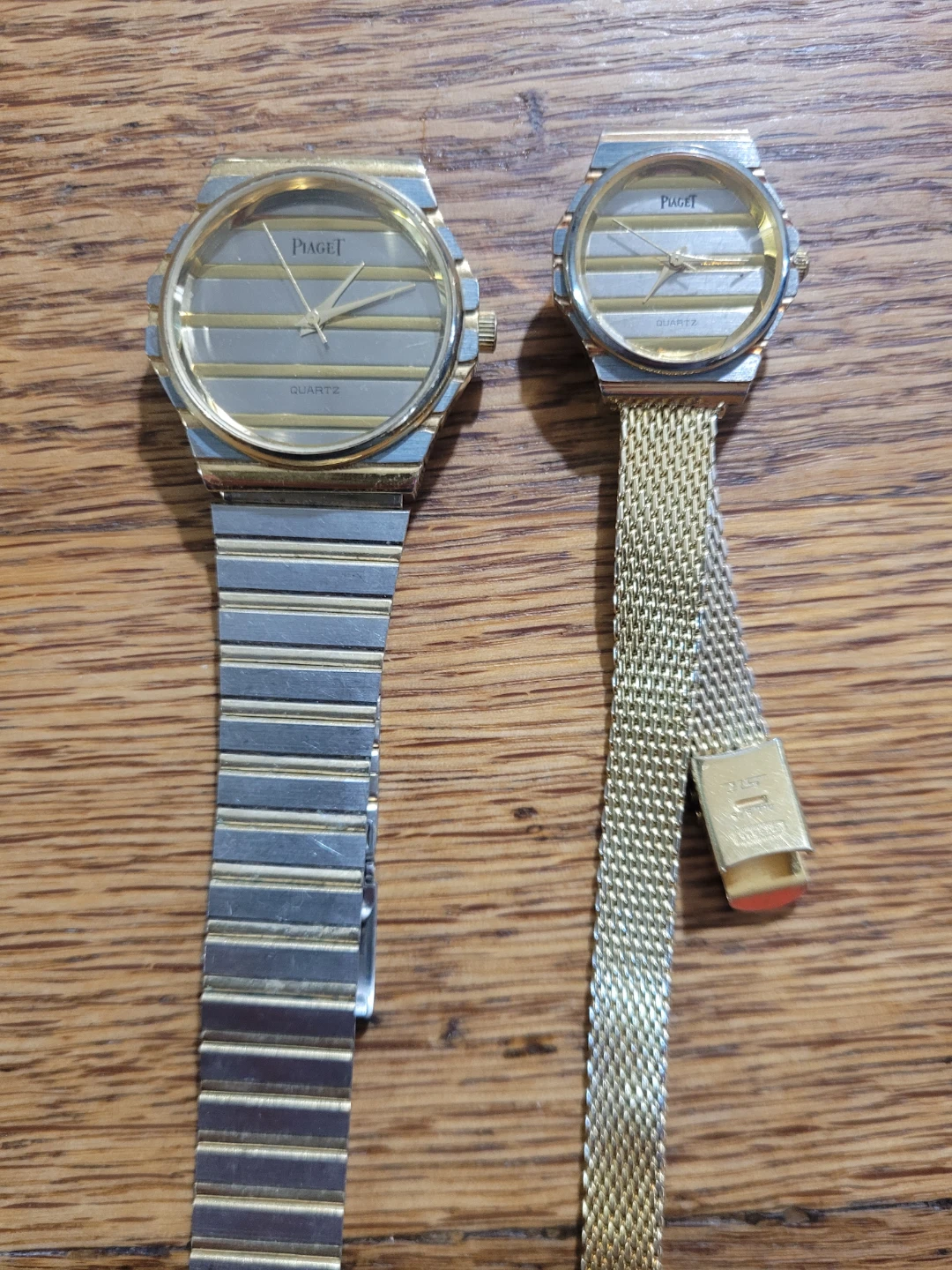 Piaget Quartz Watches (Pair)
