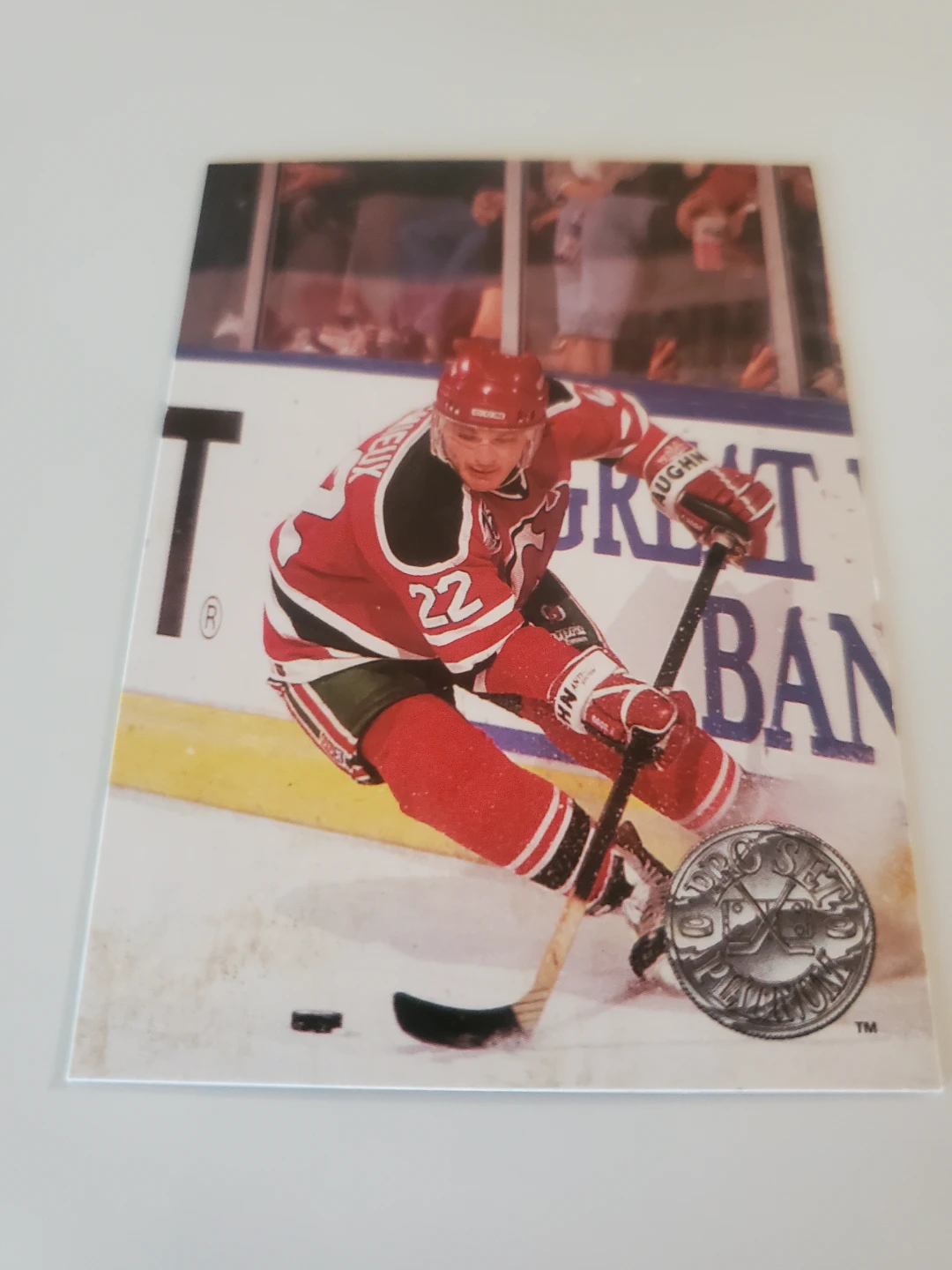 1992 Pro Set Platinum Performer Claude Lemieux Hockey Card