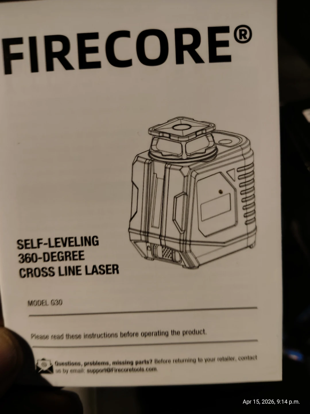 Firecore Green Level Laser *new* - photo 4