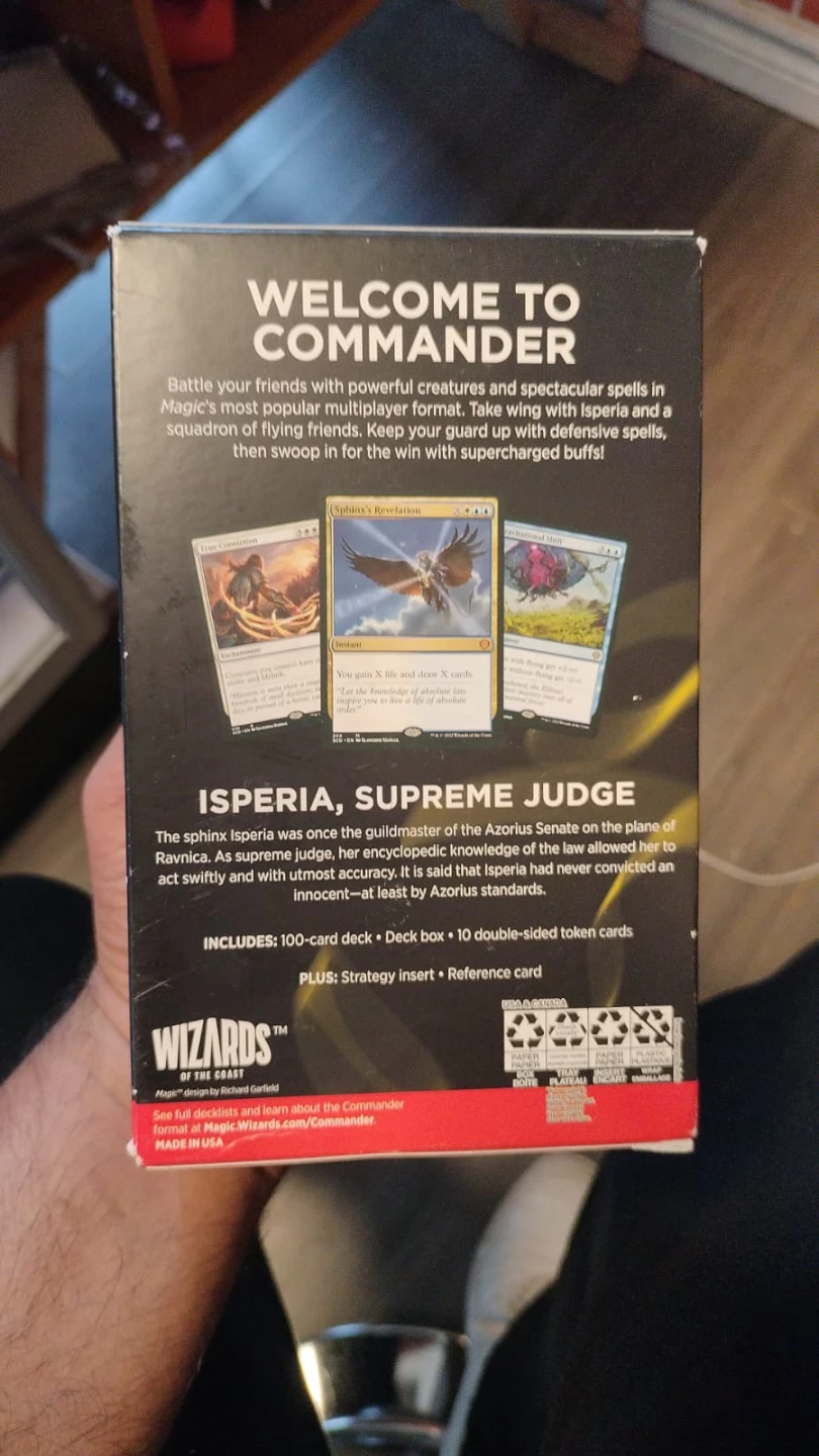 Magic: The Gathering Isperia, Supreme Judge Commander Deck - photo 2