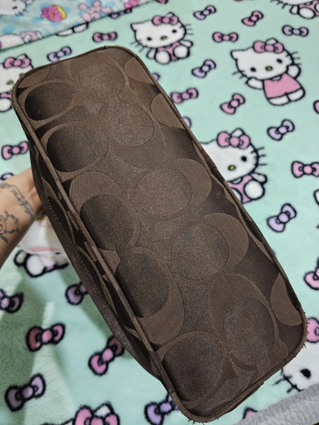 Coach Signature Monogram Hobo Bag - photo 4