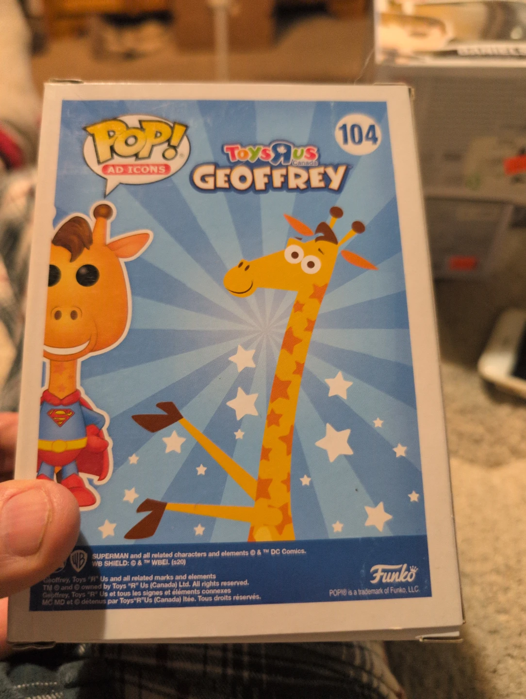 Funko Pop! Geoffrey as Superman #104 Toys R Us Exclusive - photo 2