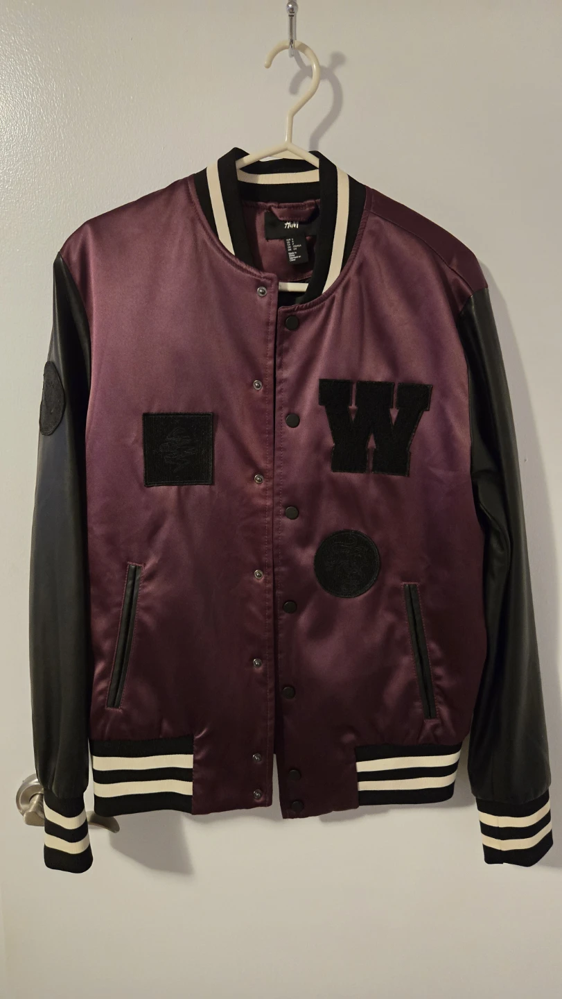 H&M Weeknd Varsity Bomber Jacket