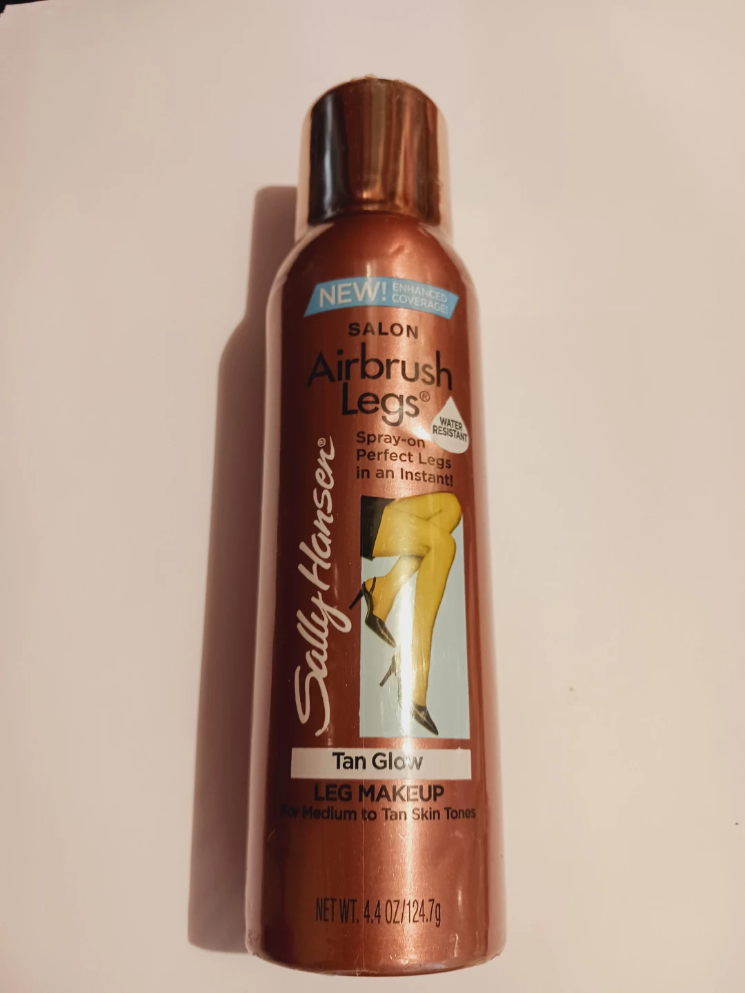 New !! Sally Hansen Airbrush Legs Tan Glow Leg Makeup Spray