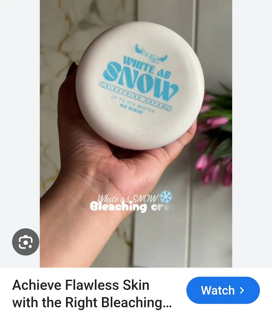 Angel's Skin White As Snow Bleaching Cream - photo 3