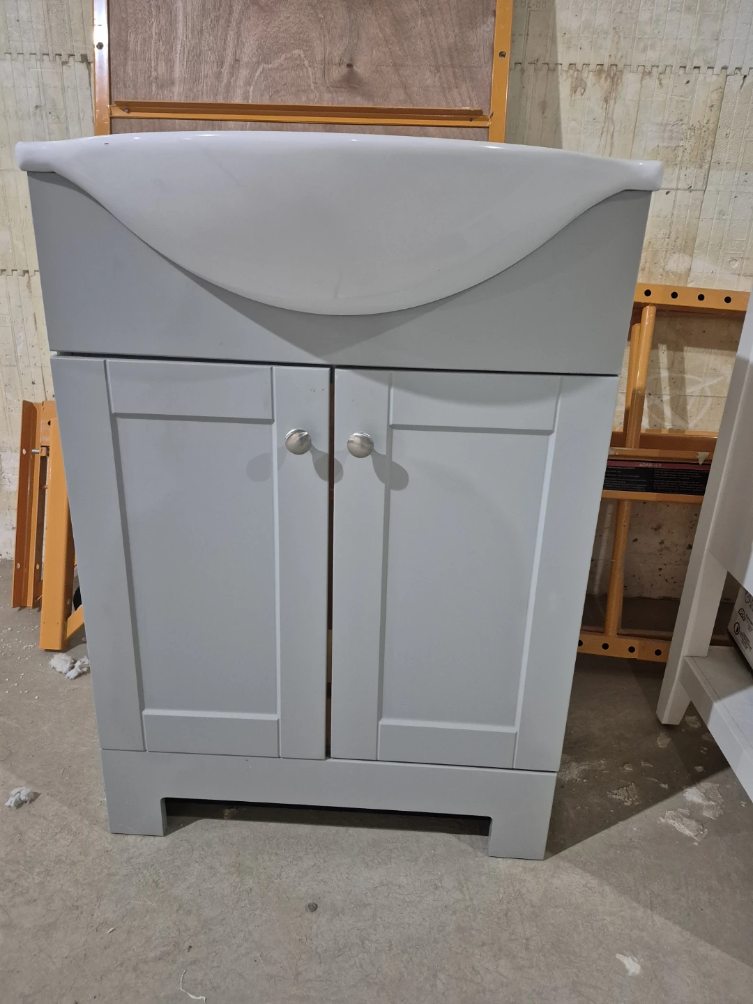 Gray Vanity with Sink - photo 2
