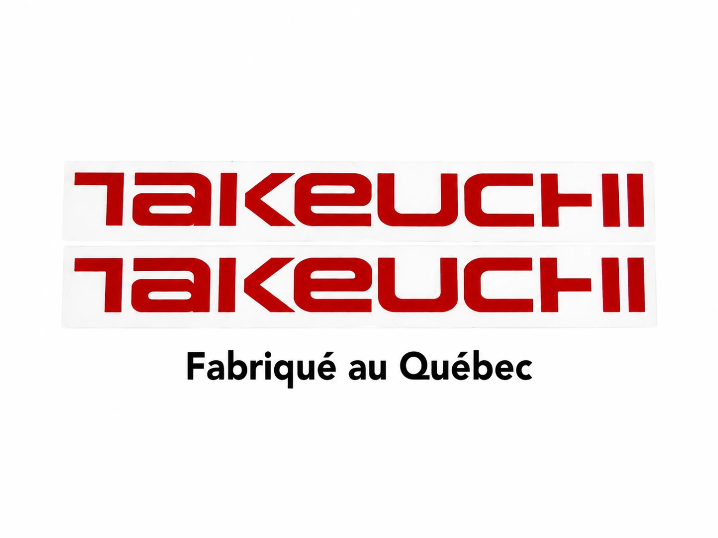 Autocollants En Vinyle UV+ Takeuchi