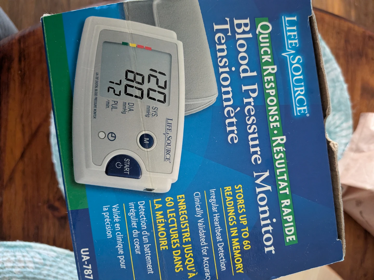 Life Source Quick Response Blood Pressure Monitor UA-787 - photo 4