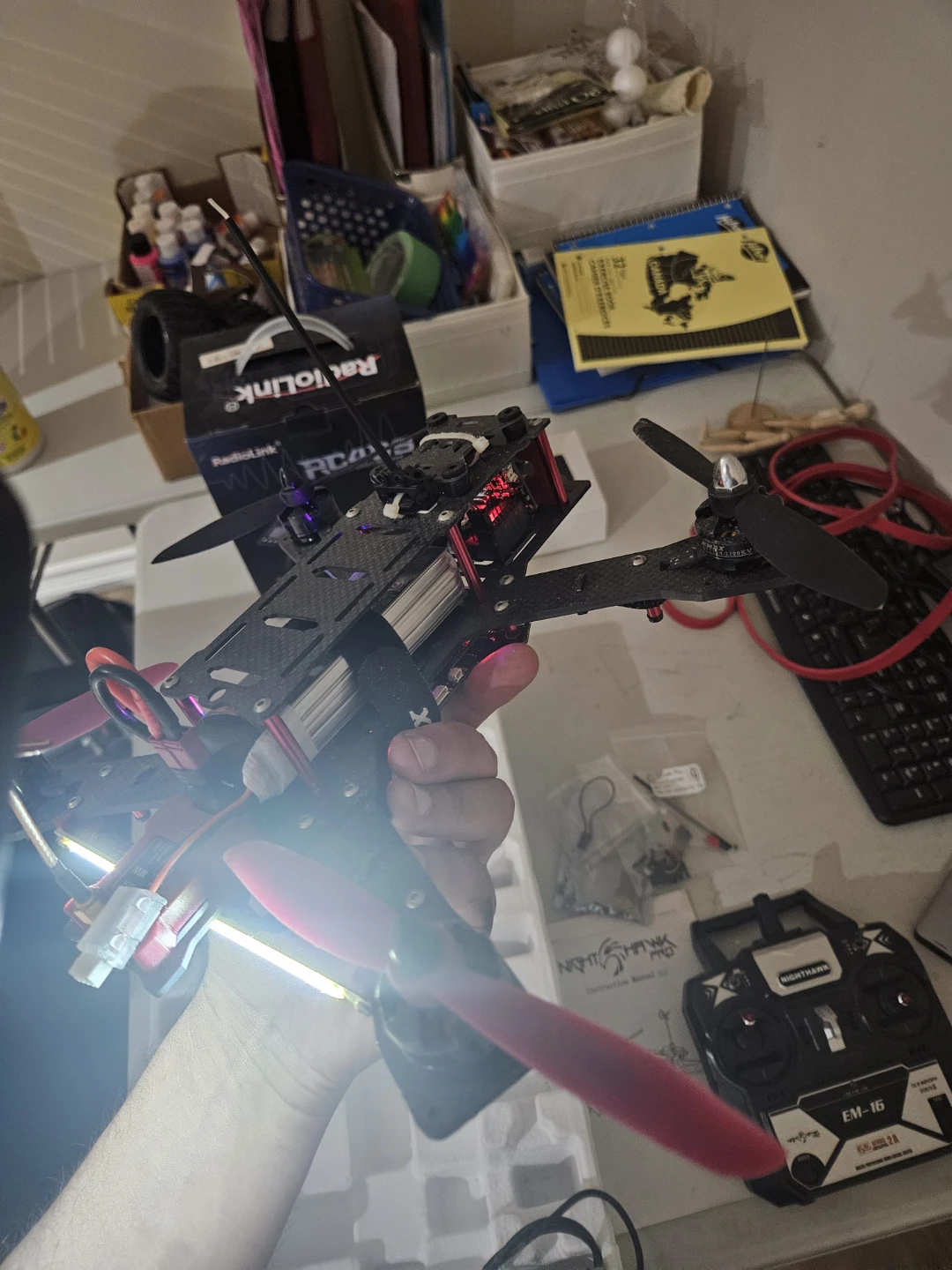 Never used. Nighthawk Pro FPV Drone with RadioLink Controller - photo 4