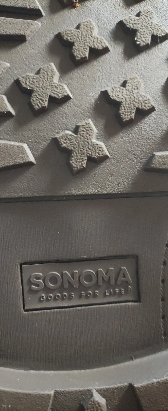 Sonoma Men's Size 12 Medium Brown Faux Leather Boots - photo 5